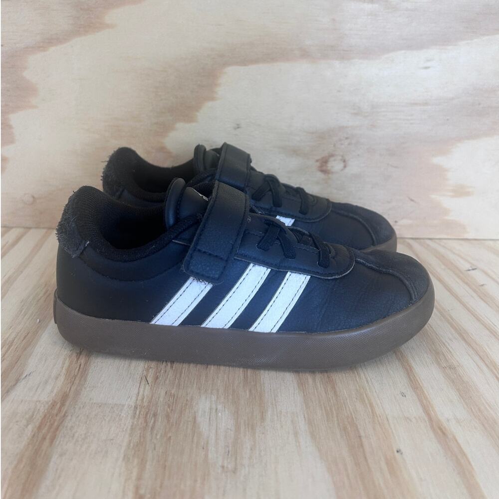 Adidas - VL Court 3.0 - Sneakers - Black - Kids Little Unisex - 1 - ART ID9154